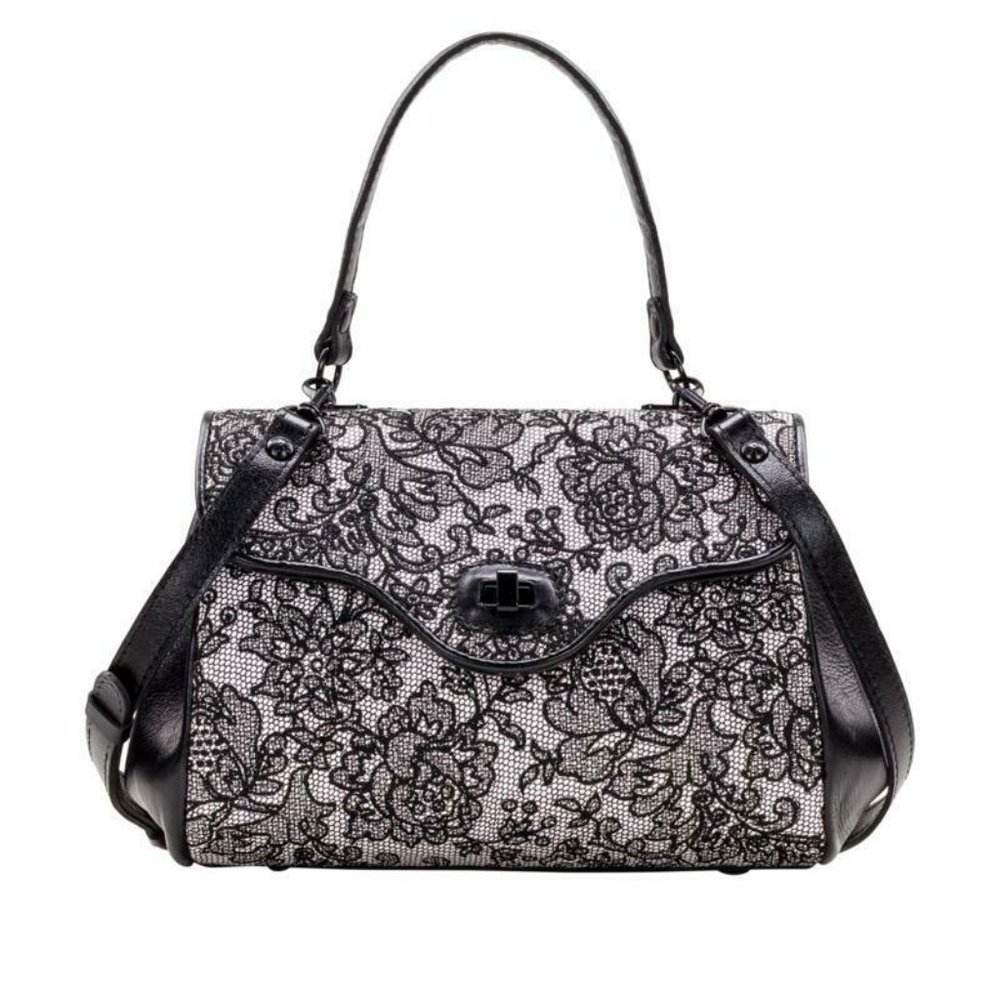 🛍️ Patricia Nash Verga Chantilly Lace Satchel - Picture 1 of 11